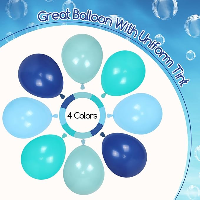 60pcs Under the Sea Balloons, Ocean Balloon - Image 3