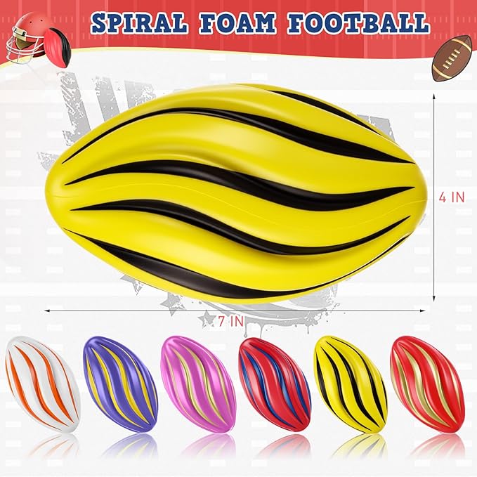 Jerify 12 Pcs Mini Foam Footballs - Image 2