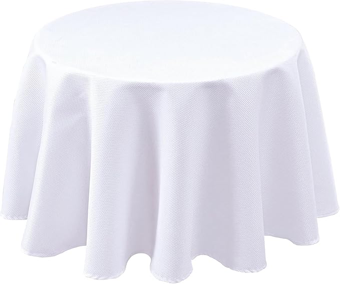Biscaynebay Textured Fabric Round Tablecloths 70" by Biscaynebay
