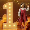 Marquee Numbers 4 Feet Tall Large Light Up Numbers 1st 16th 21st Wild One by Letsmakeitimpressive