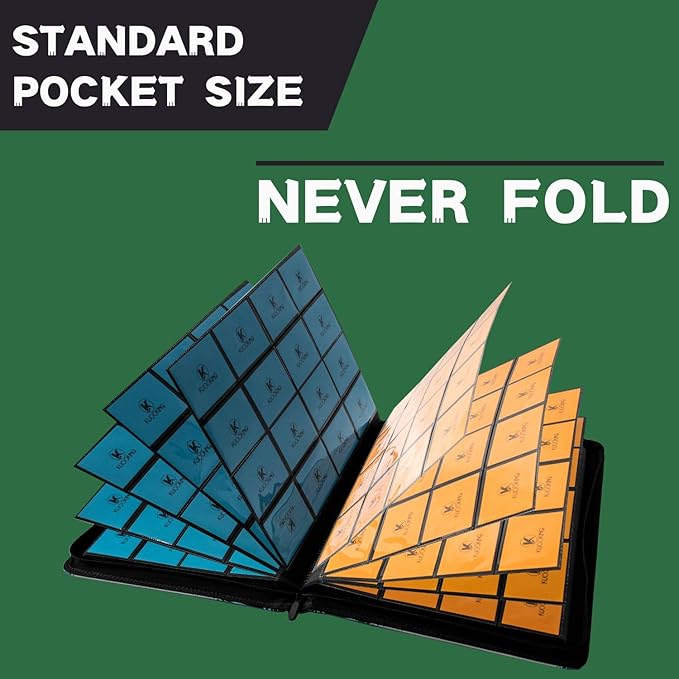 1000+ Pockets Trading Card Binder, 16-Pocket Card Ablum Compatible - Image 2