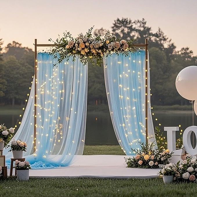 10×10ft Tulle Backdrop Curtains - Image 8