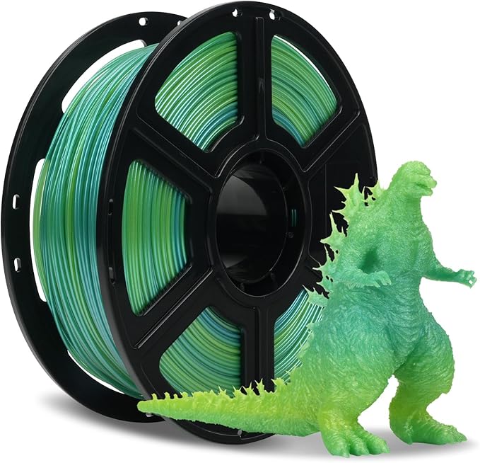 FLASHFORGE Chameleon Gradient Rapid PLA Filament Yellow & Green, High Flow by FLASHFORGE