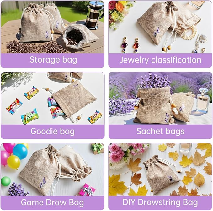 Daclubmenxy D&C 20PCS Sachet Bags Empty - Image 3