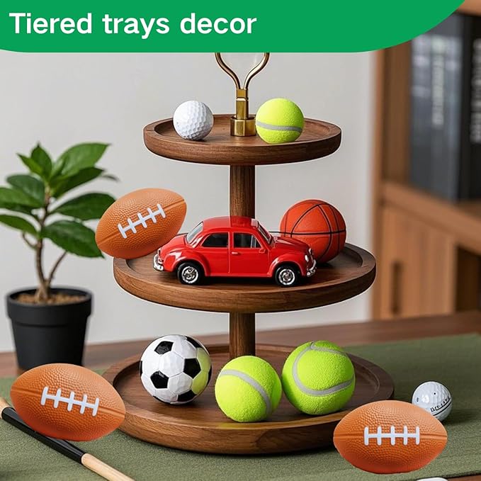 ALISSAR 6-Pack 5.7" Mini Football Stress Balls, Mini Foam Footballs - Image 9