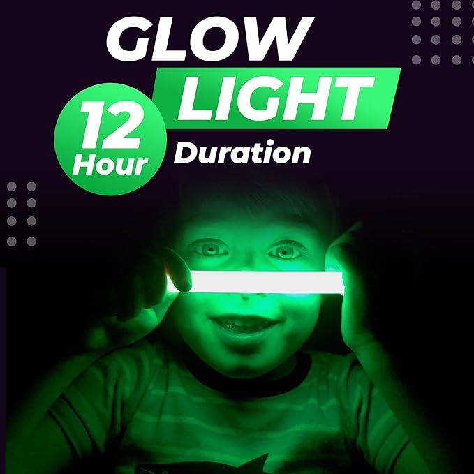 32 PCS Ultra Bright 6 Inch Glow Sticks - Image 2