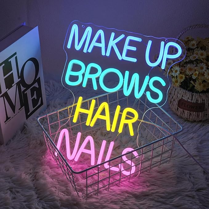 Makeup Studio Neon Sign for Wall Decor, Spa Beauty Room Neon Light, Dimmable - Image 5