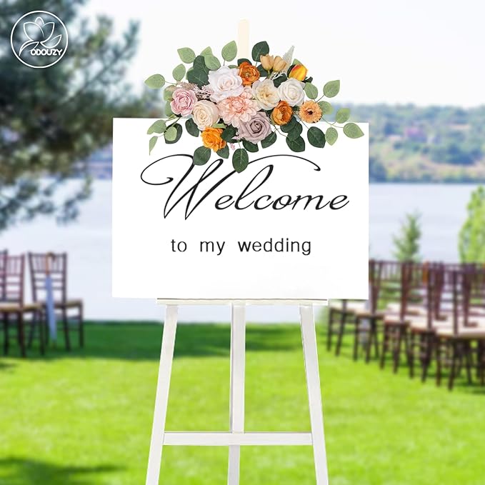 Wedding Arch Flowers Kit, Artificial Flower Arch Decor - Image 8