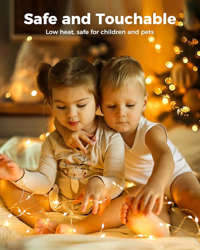 btfarm 50 Pack Fairy Lights Battery Operated, 7FT 20 LED Mini String Lights - Image 4