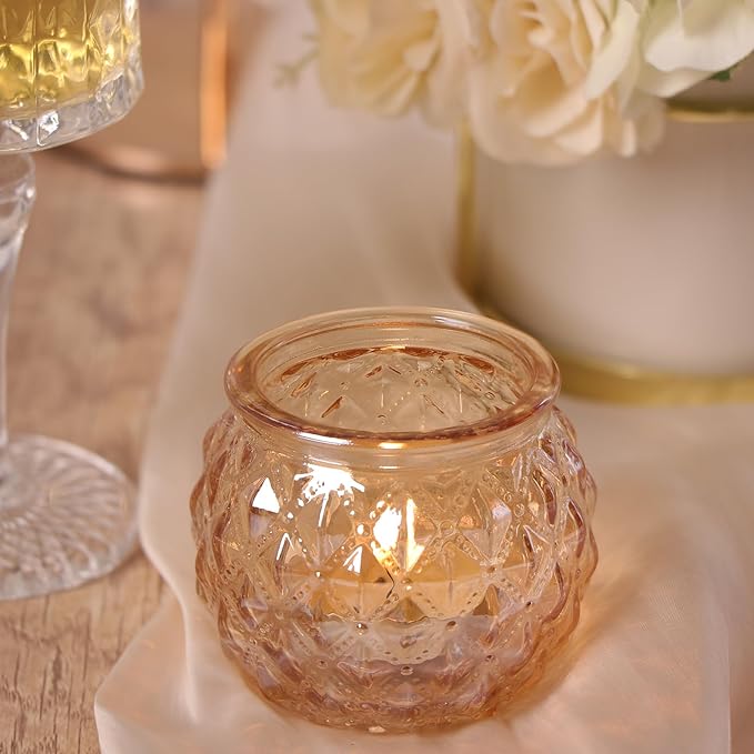 DARJEN 48Pcs Gold Votive Candle Holders - Image 7