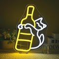 Cat Neon Sign LED Light Up Wall Decor by Wanxing