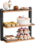 KLM Cupcake Stand, 3 Tier Stepped Wood Display Stand by KLM