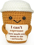 Coffee Lover Gift for Women Men, Cute Brithday Gifts for Boyfriend Girlfriend by Krinisou