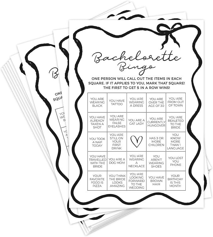 DEEKA 30 PCS Bridal Shower Games Card - Image 8