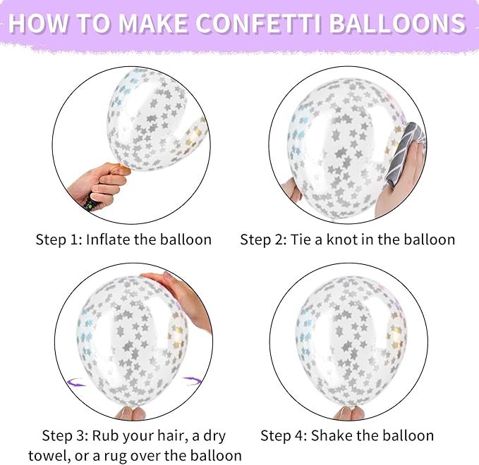 Pink Blue Gold Balloons - Image 8