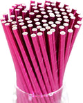 Paper Straws Party, Disposable Drinking Straws, 7.75 Inches, by GLUJASBIO