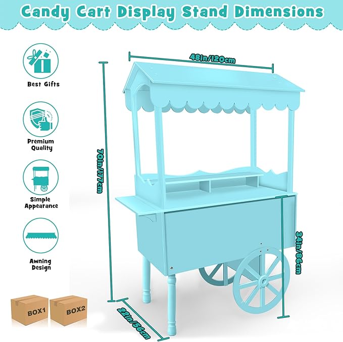 7FT Candy Cart Display Stand - Image 2
