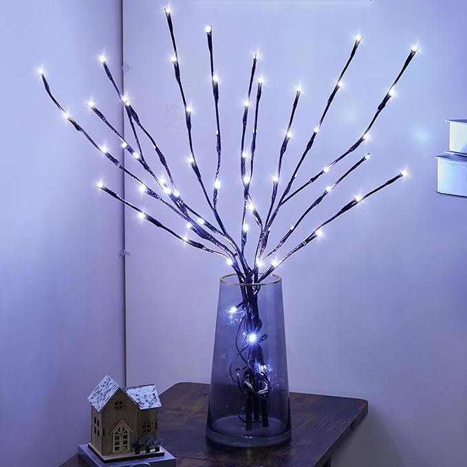 3 Pack Lighted Branches for Vases Plug in - Image 8
