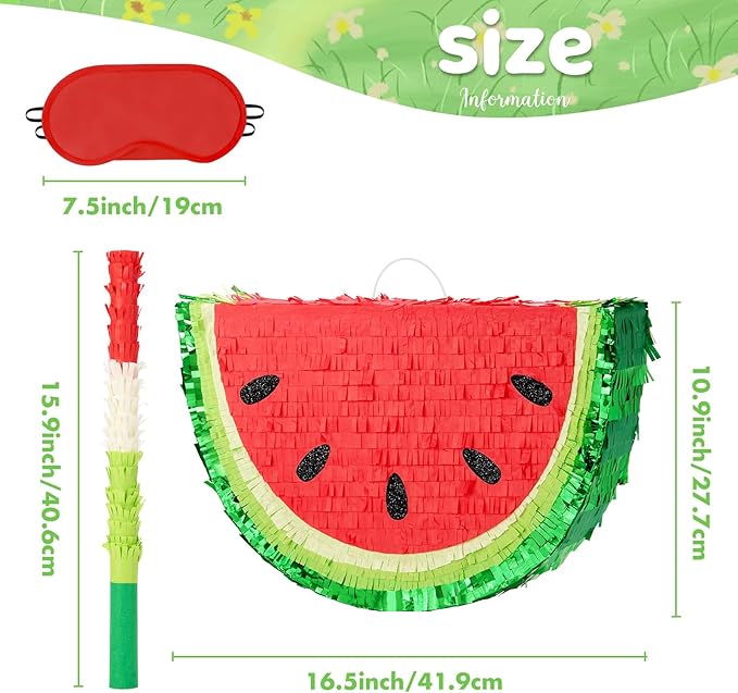 WERNNSAI Watermelon Piñata - Image 3