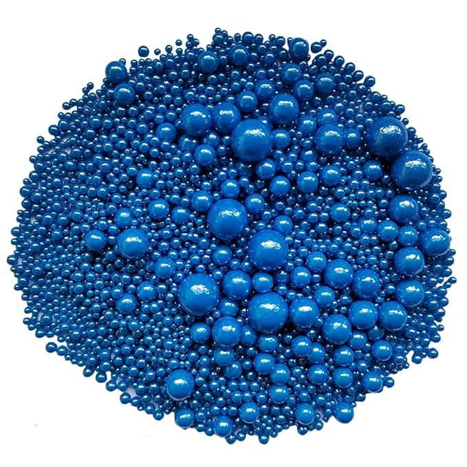 Edible Royal Blue Sugar Pearls Candy Sprinkles 120G/ 4.23Ounce Baking Cake - Image 3