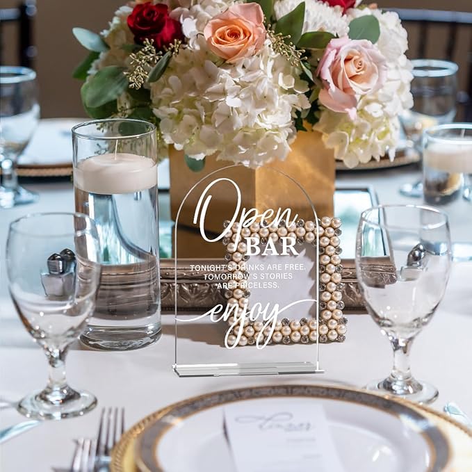 Acrylic Wedding Sign Wedding Signs - Image 5