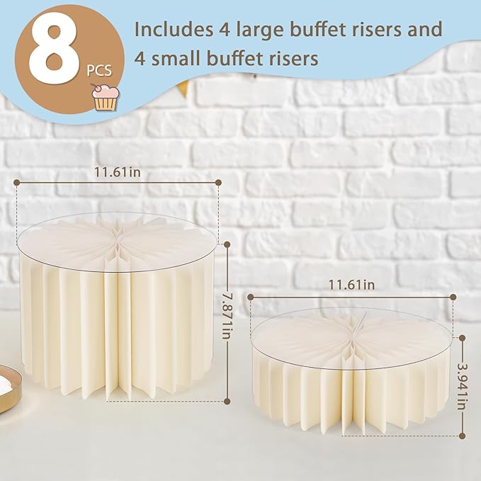 8 Pcs Buffet Risers, Food Risers - Image 2