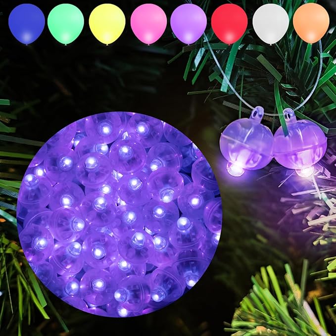 Aogist 100pcs Purple Mini Lights by Aogist