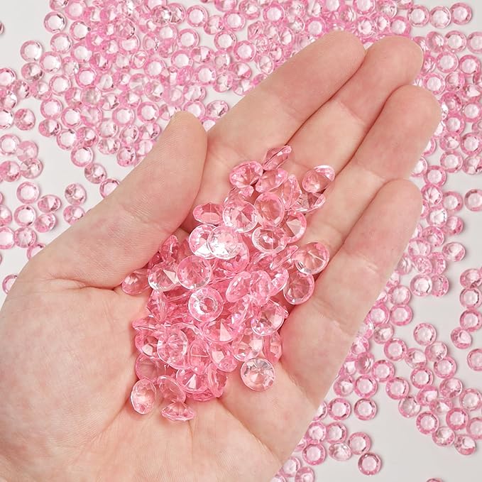 Acrylic Diamonds 10mm Clear Crystals Gems Table Scatter Gemstones - Image 3