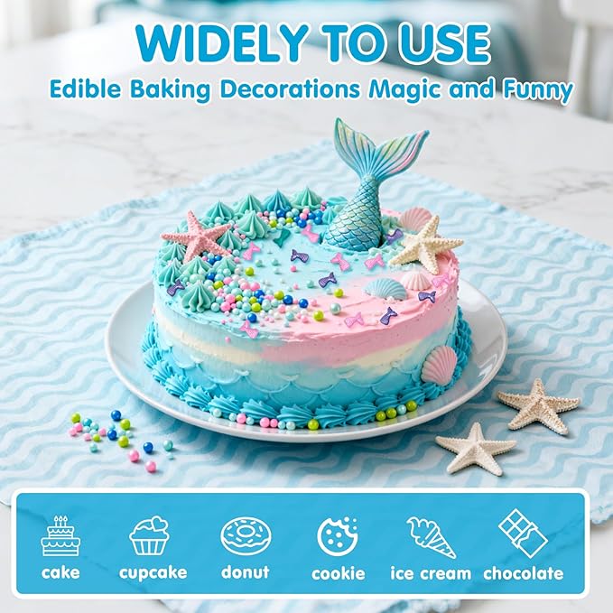 Mermaid Sprinkles, Edible Pearl Sprinkle - Image 4