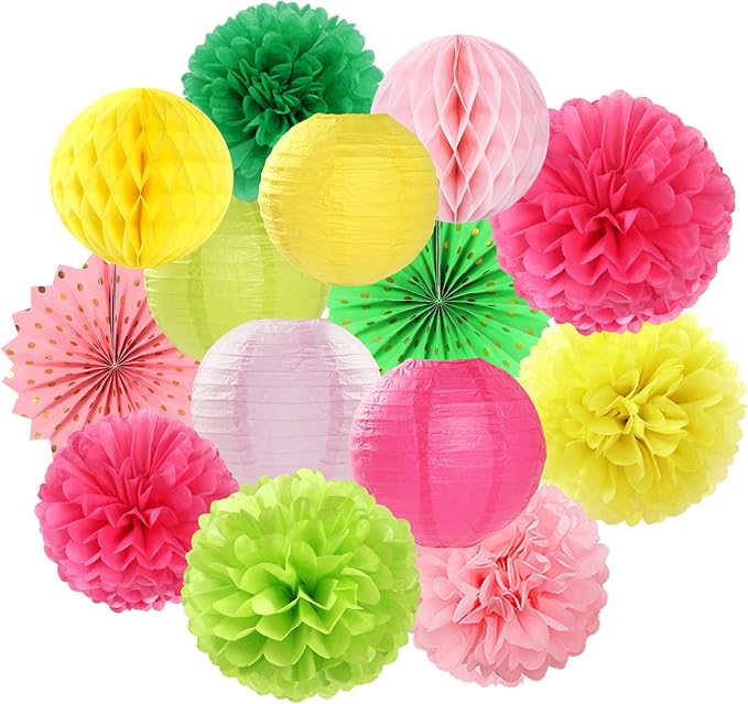 Hawaiian-Summer Beach Pool Party-Decorations Streamers by LastingSurprise