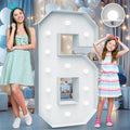4FT Marquee Light Up Numbers by Teebloom