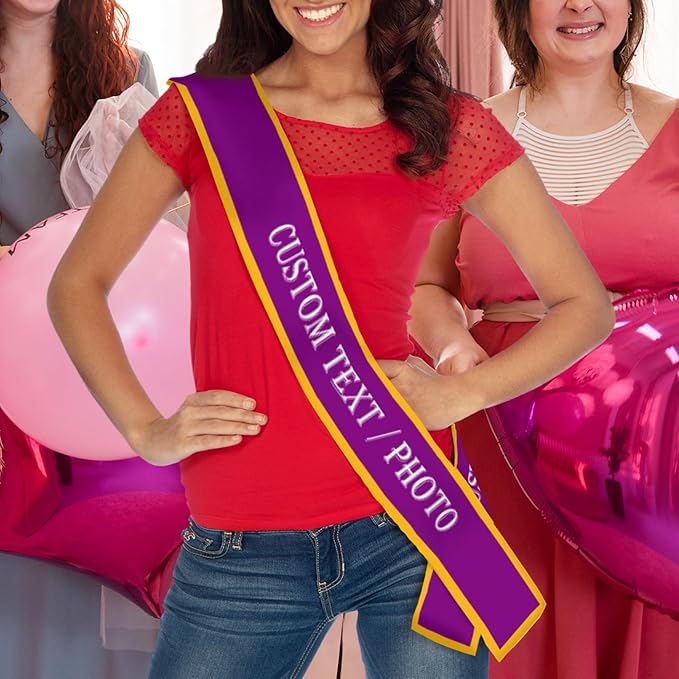 Custom Sash, Personalized Birthday Sash - Image 8