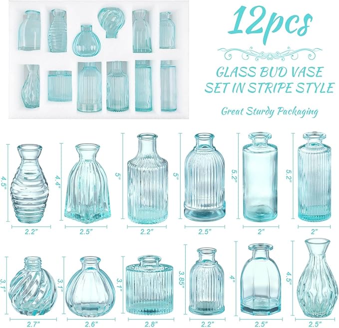 Bud Vases Set of 12 - Image 7