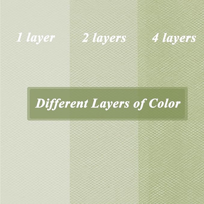 Olive Green Tulle Fabric Roll 6”by 100 Yards Soft Tulle Spool - Image 5