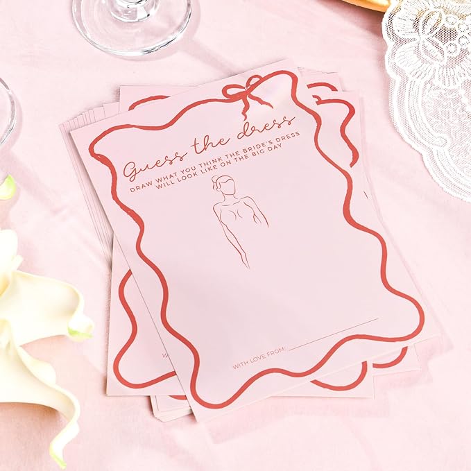 DEEKA 30 PCS Bridal Shower Games Card - Image 3