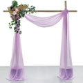 VDS Pack of 2 Panel Wedding Arch Draping Fabric Sheer Chiffon Fabric Drapery by VDS