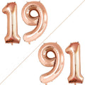 GOER Number 19 Balloons for 19th Birthday Sweet 19 Party Decorations, 42 Inch by GOER
