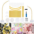 AerWo Balloon Arch Kit 8.2ft+6ft, Free Bending Top Curve Balloon Arch Frame by AerWo