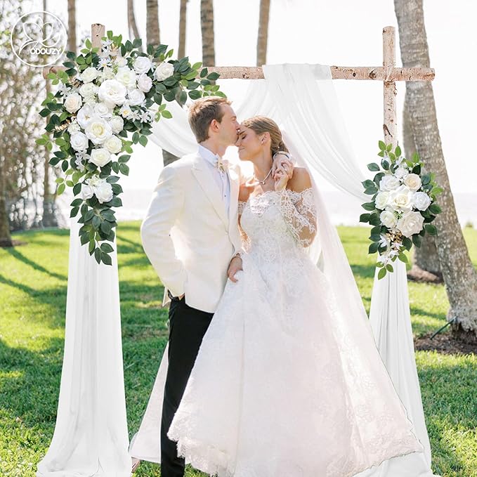 Wedding Arch Flowers Kit, Artificial Flower Arch Decor - Image 7