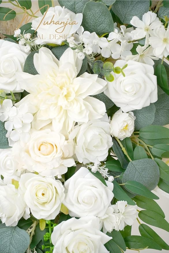 Artificial Arch Flowers Kit, Ceremony and Reception Background Rose Decoration - Image 5