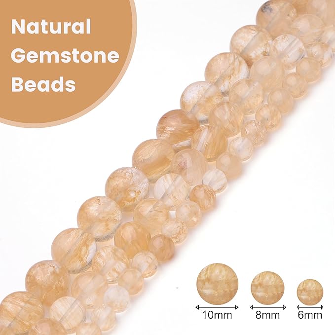 10mm Natural Stone Beads for Jewelry Making - Image 4