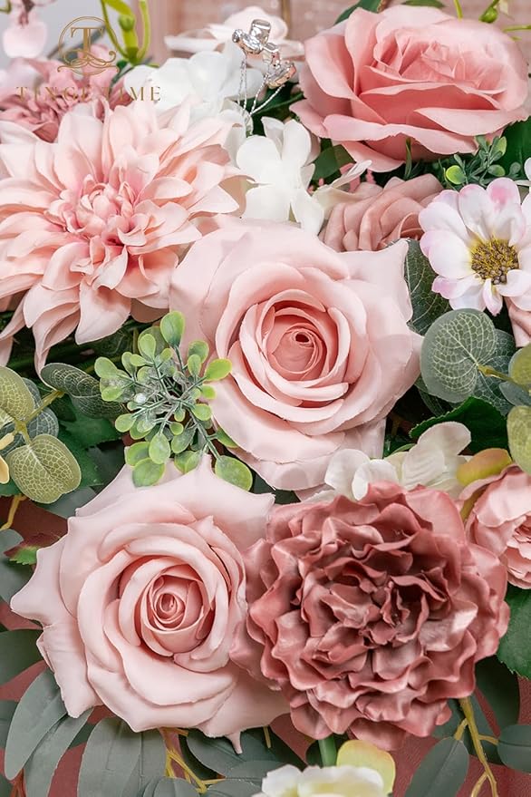 TINGE TIME Artificial Sweetheart Flower Swag - Image 9