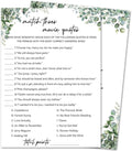 Eucalyptus Bridal Shower Game Cards by HOME