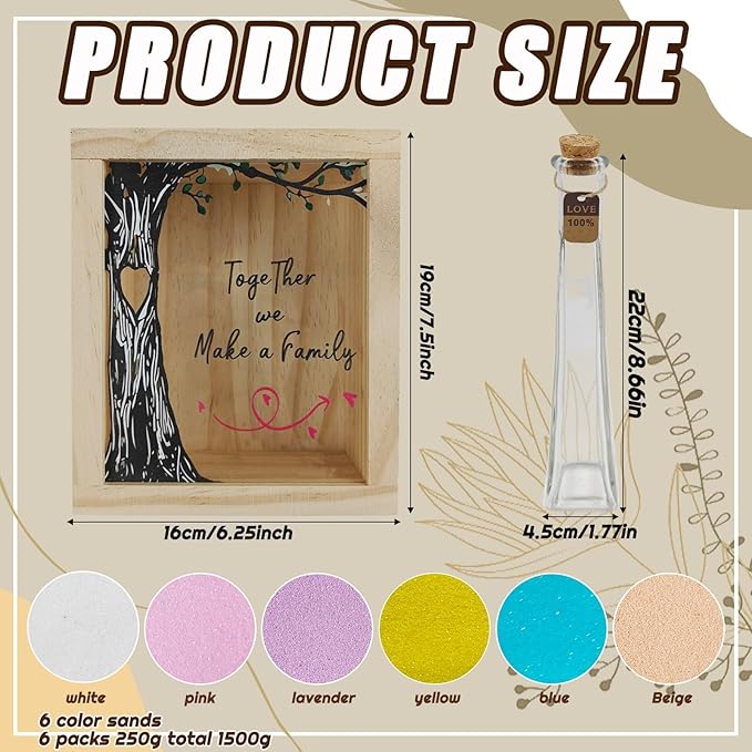 Wedding Unity Sand Ceremony Kit Sand Ceremony Kit - Image 2