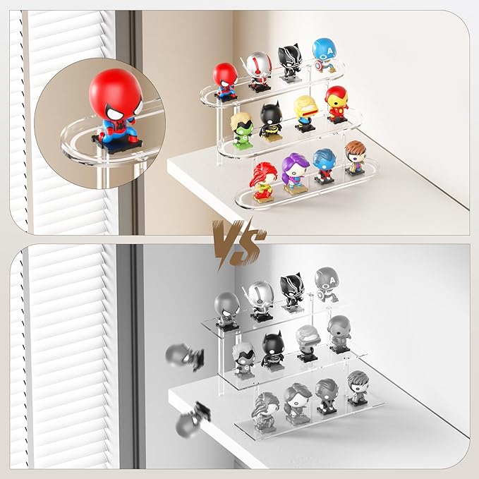 Acrylic Riser Display Shelf for  Funko-POP Figures, Floating - Image 2