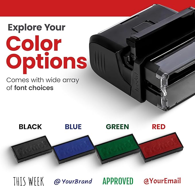 Promot Self Inking 1 Line Custom Stamp - Image 4