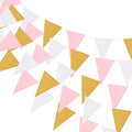 MerryNine Triangle Flag Bunting Banner, 3 Pack 30 Feet Vintage Style Pennant by MerryNine
