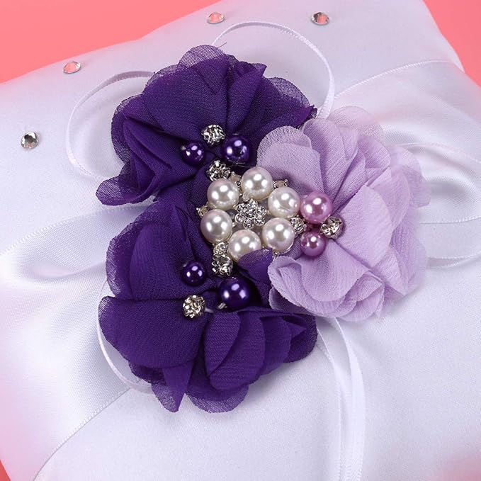 Toyvian 4pcs /Set Ring Bearer Pillow - Image 5