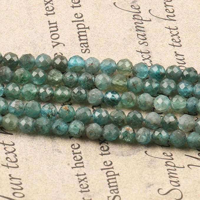 Song Xi 180pcs 2mm Natural Kyanite Gemstone Beads Faceted Round Loose Stone - Image 8