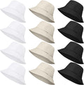 Jiuguva 12 Pack Bucket Sun Hat Bulk by Jiuguva